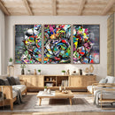 Abstract Graffiti Collage Street Art Wall Art Canvas Print by MyGreatCanvas | Canvas Wall Art Prints | Photo Prints & Wall Decor