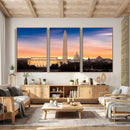Washington DC Skyline Wall Art Canvas Print – Lincoln by MyGreatCanvas | Canvas Wall Art Prints | Photo Prints & Wall Decor