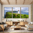 Cliffside Lighthouse Wall Art Canvas Print – Coastal by MyGreatCanvas | Canvas Wall Art Prints | Photo Prints & Wall Decor