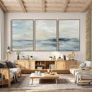 Abstract Coastal Landscape Wall Art Canvas Print – Soft Blue by MyGreatCanvas | Canvas Wall Art Prints | Photo Prints & Wall Decor