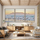 Seagulls Over Ocean Wall Art Canvas Print – Coastal Beach by MyGreatCanvas | Canvas Wall Art Prints | Photo Prints & Wall Decor
