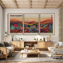 Yayoi Kusama Colorful Landscape Wall Art Canvas Print – by MyGreatCanvas | Canvas Wall Art Prints | Photo Prints & Wall Decor