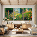 Gustav Klimt Boho Mountain Landscape Large Wall Art, by MyGreatCanvas | Canvas Wall Art Prints | Photo Prints & Wall Decor