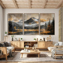 Mountain Lake Canvas Wall Art — Rustic Forest Landscape by MyGreatCanvas | Canvas Wall Art Prints | Photo Prints & Wall Decor
