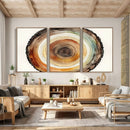 Natural Wood Slice Wall Art Canvas Print, Tree Ring Wall by MyGreatCanvas | Canvas Wall Art Prints | Photo Prints & Wall Decor