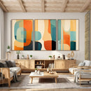 Abstract Geometric Wall Art Canvas Print, Mid Century Modern by MyGreatCanvas | Canvas Wall Art Prints | Photo Prints & Wall Decor