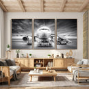 Airplane Wall Art Canvas Print, Black and White Jet Aircraft by MyGreatCanvas | Canvas Wall Art Prints | Photo Prints & Wall Decor