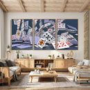 Playing Cards Canvas Wall Art | Casino Game Room Decor, by MyGreatCanvas | Canvas Wall Art Prints | Photo Prints & Wall Decor