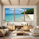 Puerto Rico Beach Paradise Wall Art – Tropical Coastal Print by MyGreatCanvas | Canvas Wall Art Prints | Photo Prints & Wall Decor