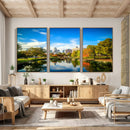 Charlotte Skyline Canvas Wall Art Print – North Carolina Cityscape Photography Print by MyGreatCanvas | Canvas Wall Art Prints | Photo Prints & Wall Decor