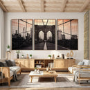 Brooklyn Bridge Canvas Wall Art, New York City Skyline Photography Print, NYC Landmark Urban Decor Artwork by MyGreatCanvas | Canvas Wall Art Prints | Photo Prints & Wall Decor