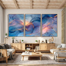 Colorful Abstract Canvas Wall Art Print, Vibrant Popup Color Art Print