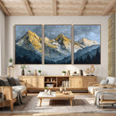 Abstract Mountain Wall Art Canvas Print Modern Landscape Painting Print by MyGreatCanvas | Canvas Wall Art Prints | Photo Prints & Wall Decor