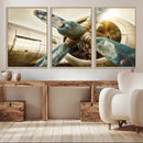 Vintage Airplane Canvas Print by MyGreatCanvas | Canvas Wall Art Prints | Photo Prints & Wall Decor