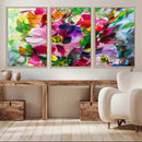 Oil Flower Abstract Canvas Print by MyGreatCanvas | Canvas Wall Art Prints | Photo Prints & Wall Decor