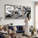 American Football Player Wall Art Canvas Print