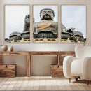 Buddha Statue Wall Art Canvas Print