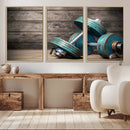 Dambell and Sport Wall Art Canvas Print by MyGreatCanvas | Canvas Wall Art Prints | Photo Prints & Wall Decor