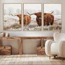 Longhorn Cattle Wall Art Canvas Print, Framed Farmhouse by MyGreatCanvas | Canvas Wall Art Prints | Photo Prints & Wall Decor