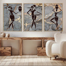 Abstract African Womens Art Canvas Print by MyGreatCanvas | Canvas Wall Art Prints | Photo Prints & Wall Decor