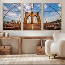 Brooklyn Bridge Manhattan Wall Art Canvas Print by MyGreatCanvas | Canvas Wall Art Prints | Photo Prints & Wall Decor