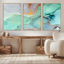 Colorful Marble Fluid Effect Canvas Wall Art Print by MyGreatCanvas | Canvas Wall Art Prints | Photo Prints & Wall Decor