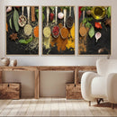Kitchen Spice Wall Art Canvas Print
