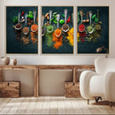 Colorful Spices Canvas Wall Art – Vibrant Kitchen Decor by MyGreatCanvas | Canvas Wall Art Prints | Photo Prints & Wall Decor