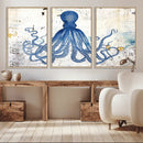 Octopus Canvas Wall Art | Coastal Marine Life Artwork for by MyGreatCanvas | Canvas Wall Art Prints | Photo Prints & Wall Decor