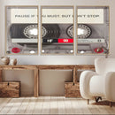 Music Cassette Iconic Wall Art Canvas Print by MyGreatCanvas | Canvas Wall Art Prints | Photo Prints & Wall Decor