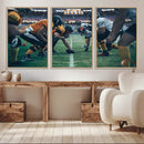 American Football Playing Wall Art Canvas Print by MyGreatCanvas | Canvas Wall Art Prints | Photo Prints & Wall Decor