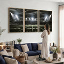 American Football Stadium Wall Art Canvas Print, Stadium