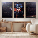 American Football Wall Art Canvas Print, Stadium Sport Wall by MyGreatCanvas | Canvas Wall Art Prints | Photo Prints & Wall Decor
