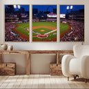 St. Louis Cardinals Baseball Team Print - Busch Stadium Wall by MyGreatCanvas | Canvas Wall Art Prints | Photo Prints & Wall Decor