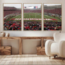 Wisconsin Badgers Team Print Canvas - Madison Camp Randall