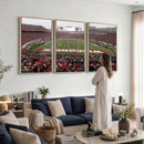 Wisconsin Badgers Team Print Canvas - Madison Camp Randall