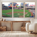 New York Mets Baseball Team Print - Citi Field Baseball