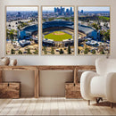 Los Angeles Dodgers Dodger Stadium Wall Art Canvas Print -