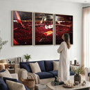 Houston Rockets Basketball Team Print Canvas- Houston Toyota