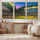 Milwaukee Brewers Baseball Team Print Canvas- American