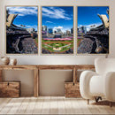 San Diego Padres Baseball Team Print - Petco Park Stadium by MyGreatCanvas | Canvas Wall Art Prints | Photo Prints & Wall Decor