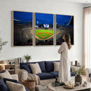 Truist Park Night Game Canvas Art - Atlanta Braves Stadium