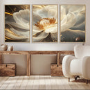 Abstract Floral Wall Art Canvas Print