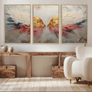 Golden Angel Wings Wall Art Canvas Print – Stunning Abstract by MyGreatCanvas | Canvas Wall Art Prints | Photo Prints & Wall Decor