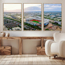 Old Trafford Manchester United Stadium Wall Art Canvas Print