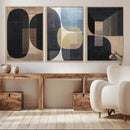 Minimalist Wabi Sabi Abstract Geometric Wall Art Canvas
