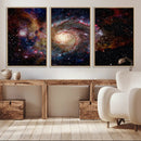 Nebula and Galaxies in Space Wall Art Canvas Print, Spiral