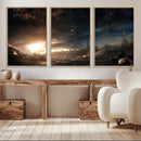 Avengers Planet Wall Art Canvas Print