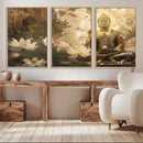 Zen Buddha Wall Art Canvas Print | Peaceful Meditation Decor