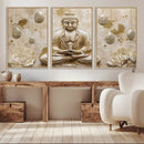 Serene Buddha Wall Art | Yoga Room Decor and Meditation Wall